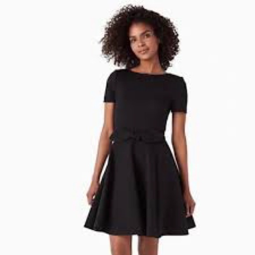 Kate Spade Black Dress with Gold Accents